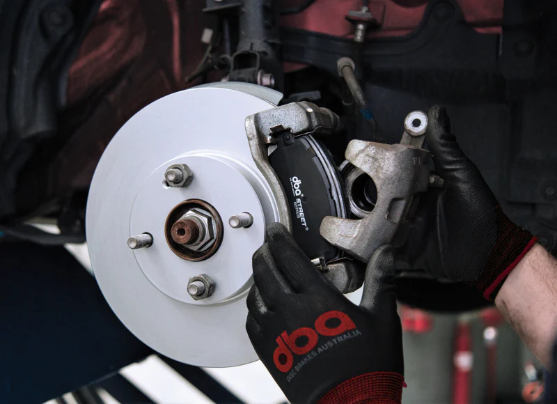 DBA 08-15 Dodge Challenger SRT-8 Front Drilled & Slotted Street Series Rotor - Image 3